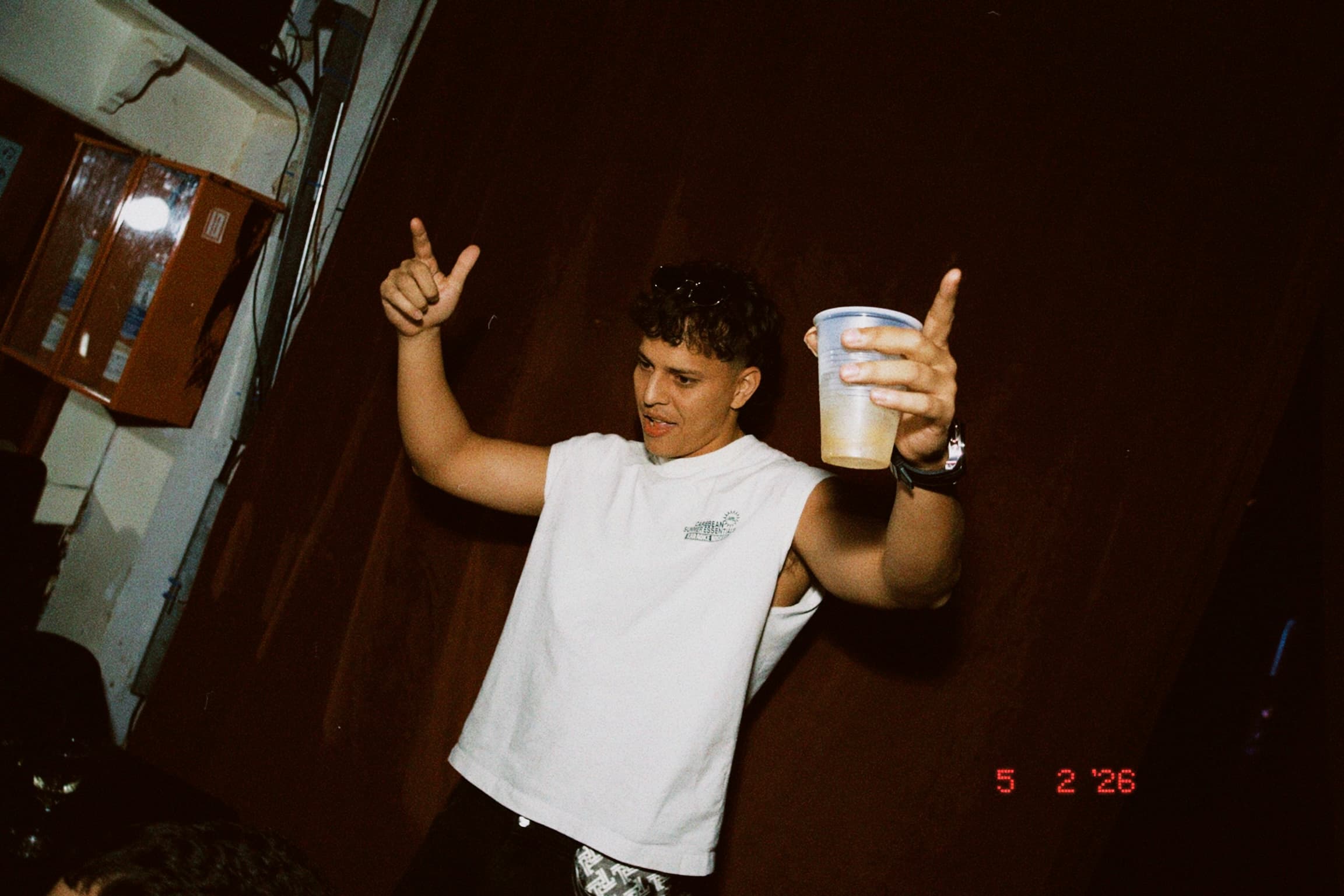 Brindis en la pista de Flow 2000's